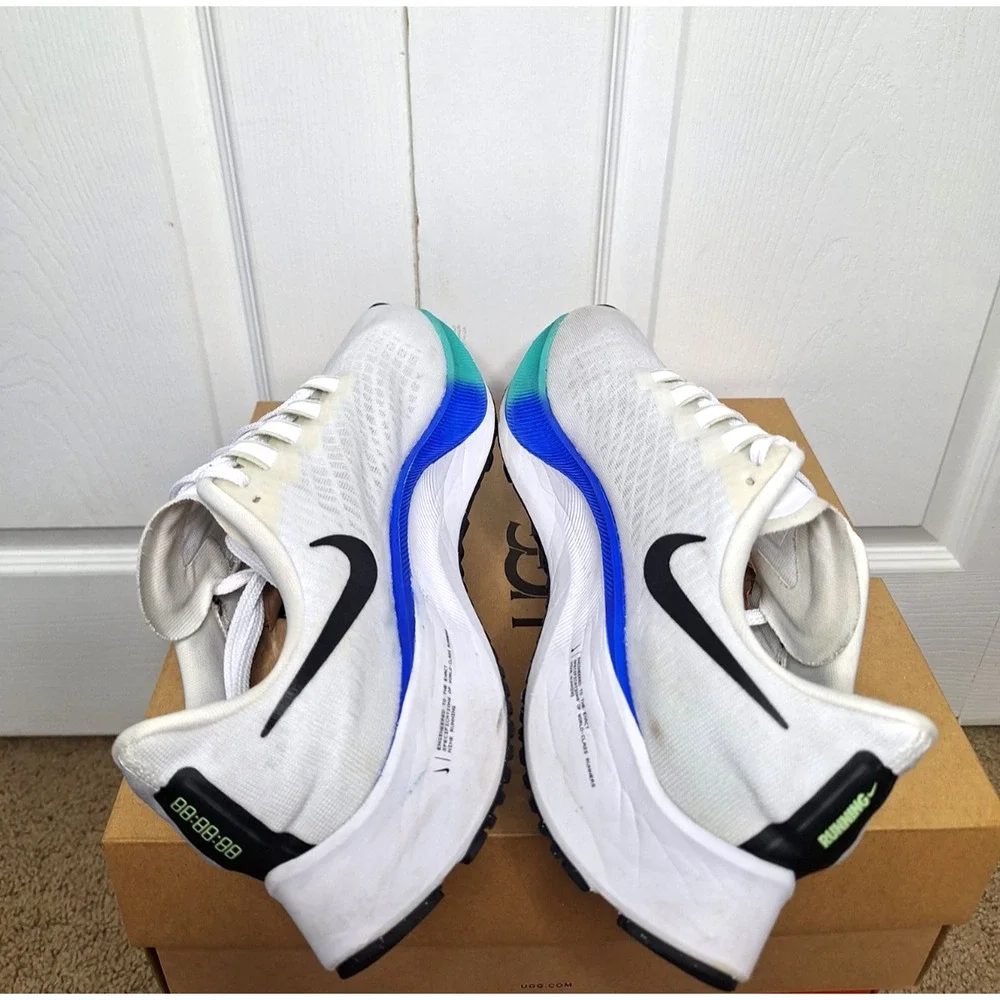 Nike Air Zoom Pegasus 37 Multi Color Running Shoes BQ9646 103 size 11.5